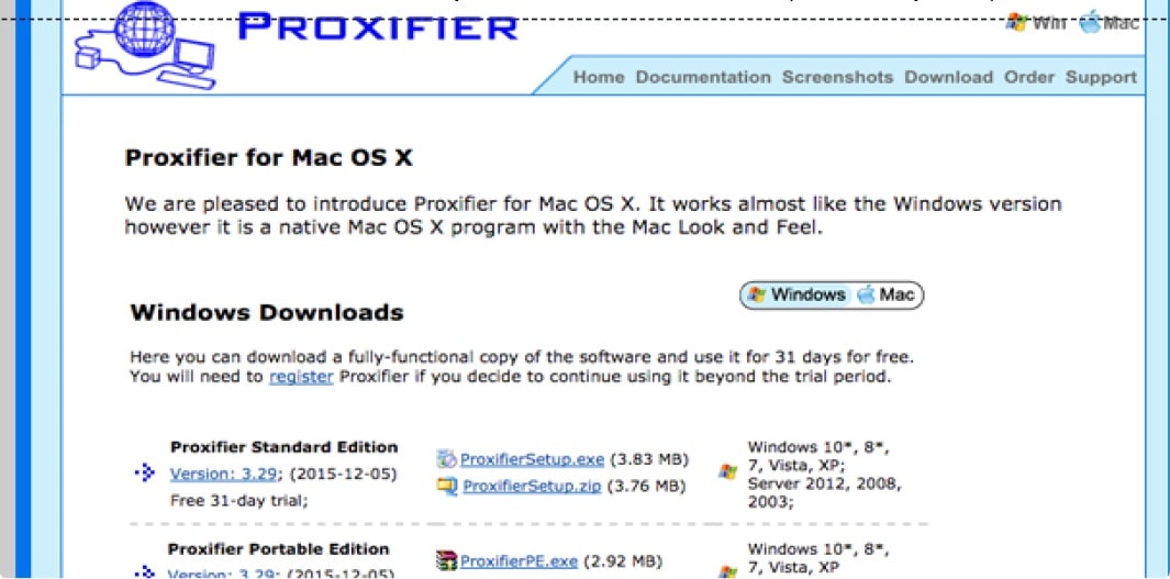 Proxifier For Mac Os